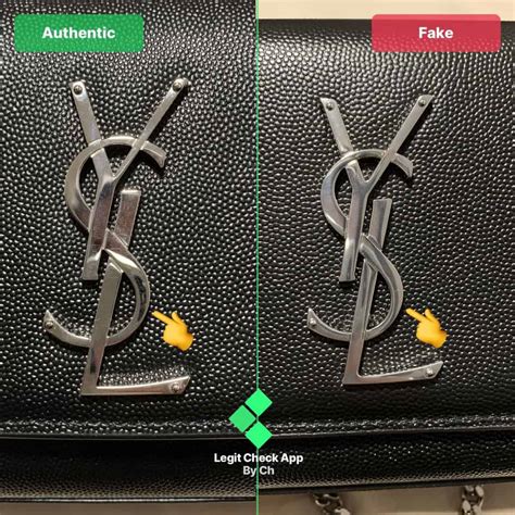 fake vs real ysl bag|ysl authenticity card.